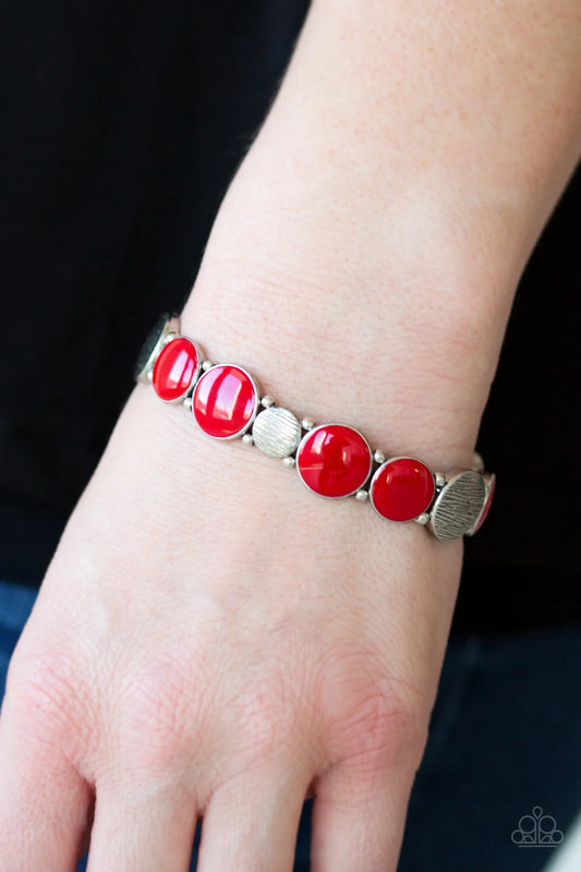 Paparazzi ♥ Bubble Blast - Red ♥ Bracelet