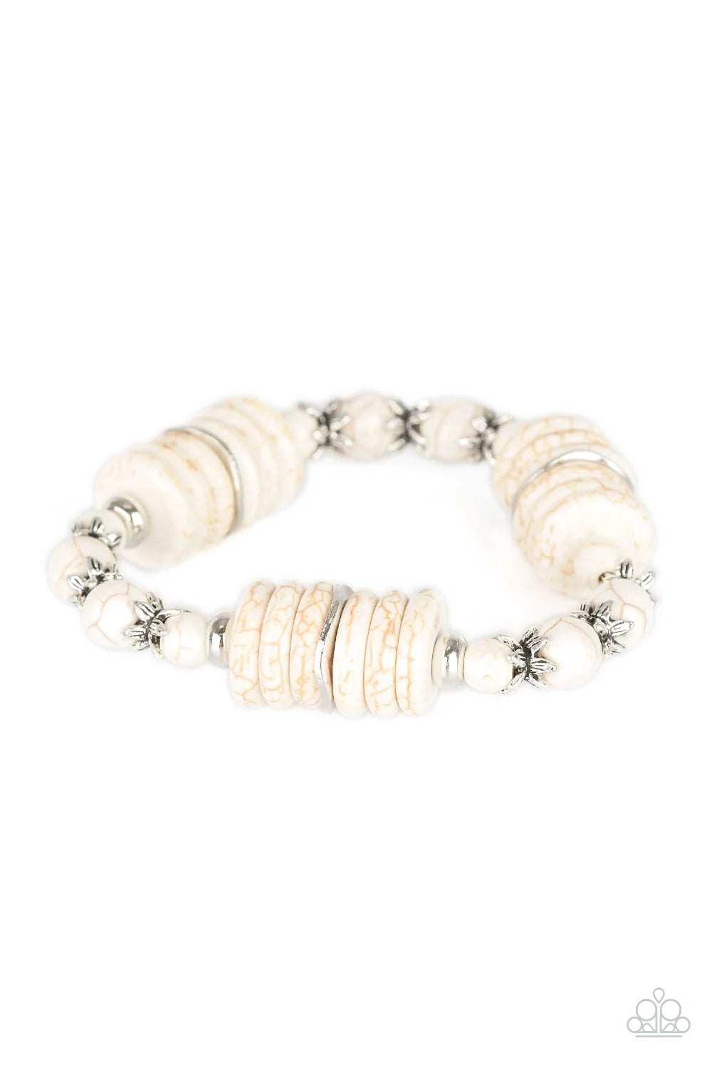Paparazzi ♥ Sagebrush Serenade - White ♥ Bracelet