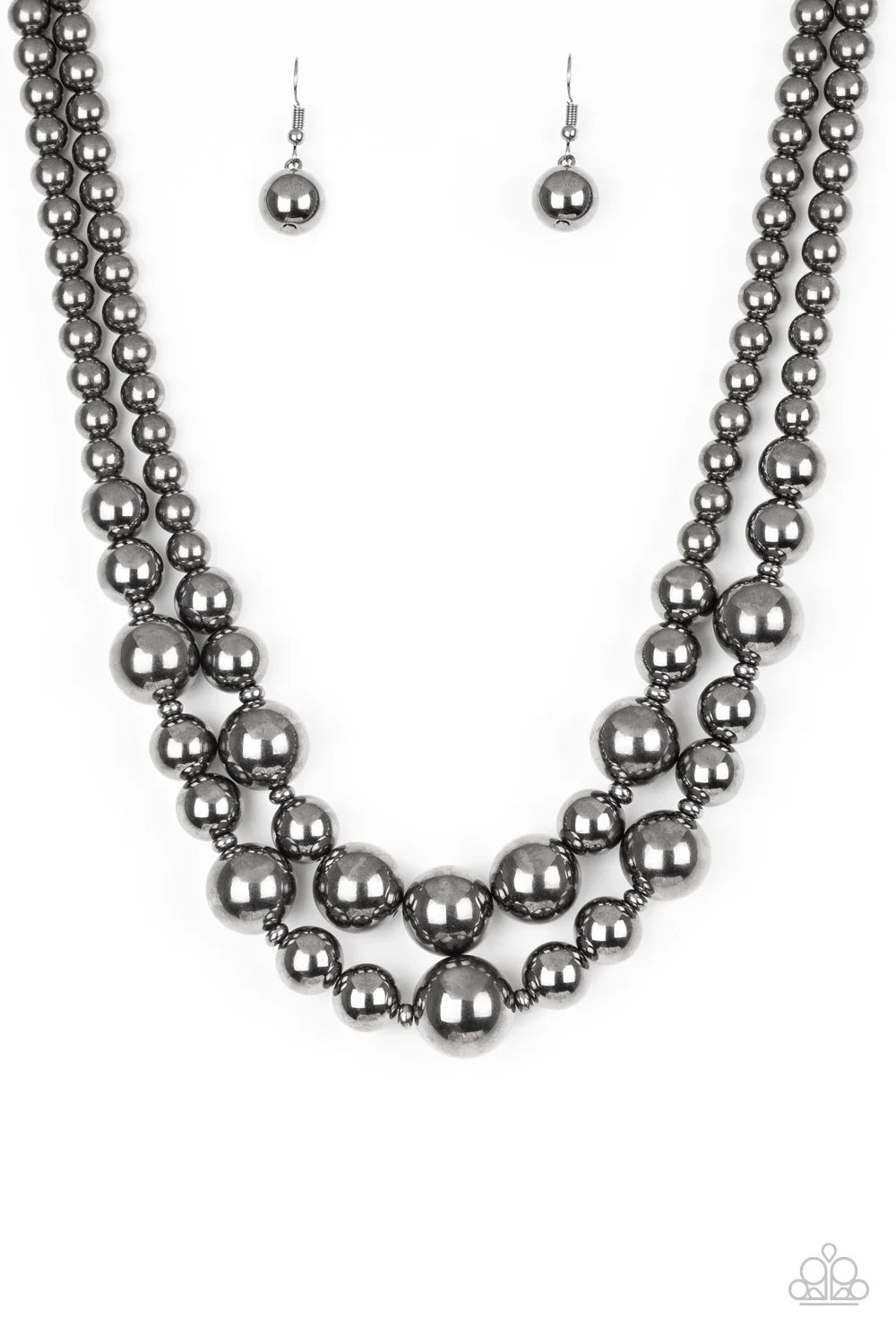 Paparazzi ♥ I Double Dare You - Black ♥ Necklace