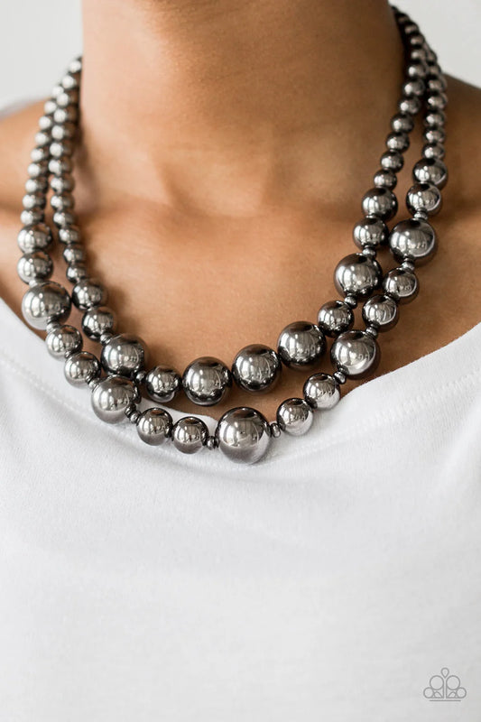 Paparazzi ♥ I Double Dare You - Black ♥ Necklace