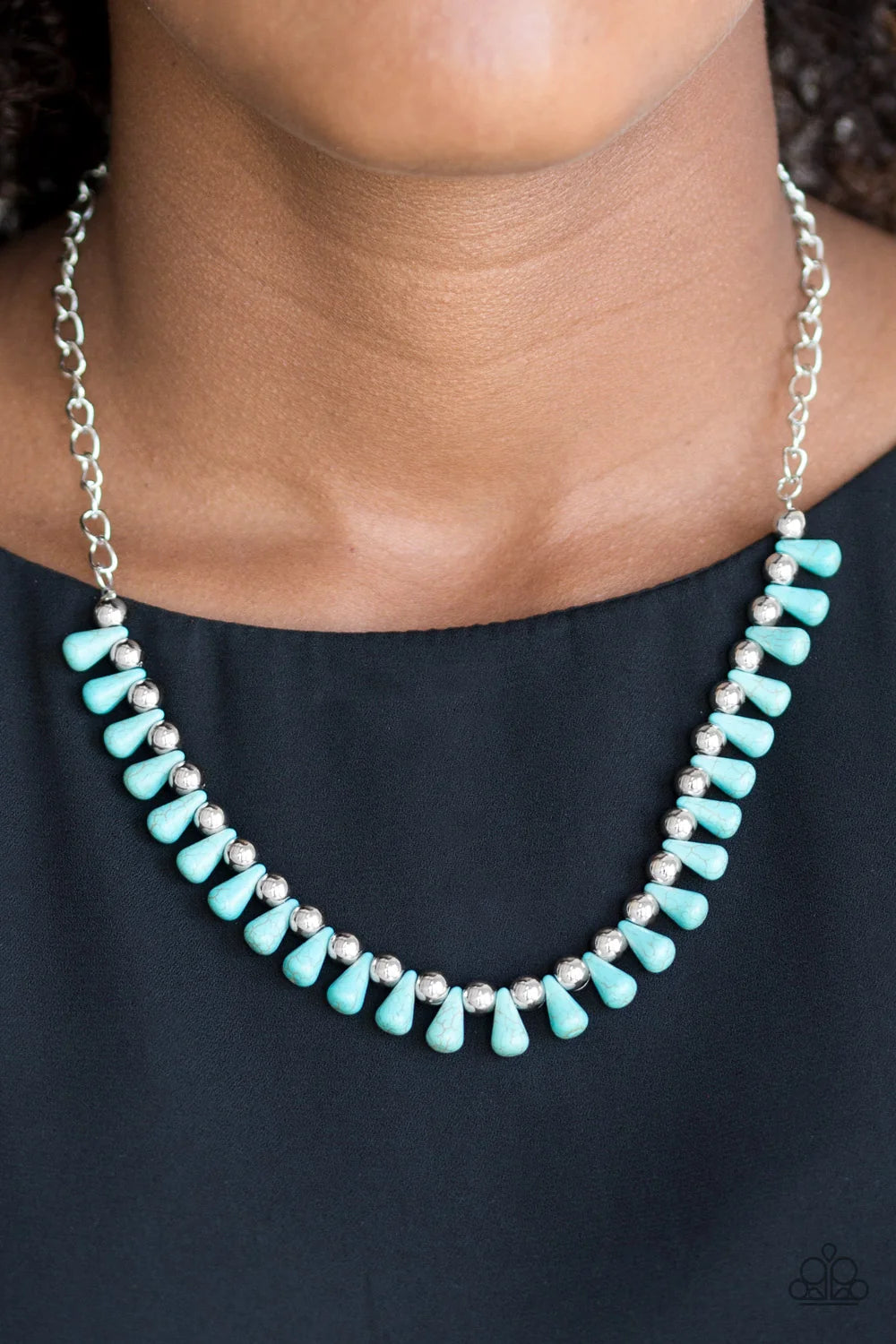 Paparazzi ♥ Extinct Species - Blue ♥ Necklace