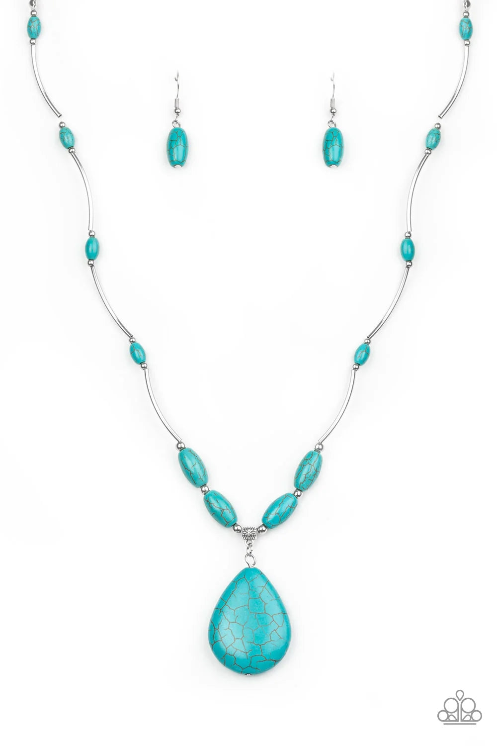 Paparazzi ♥ Explore The Elements - Blue ♥ Necklace