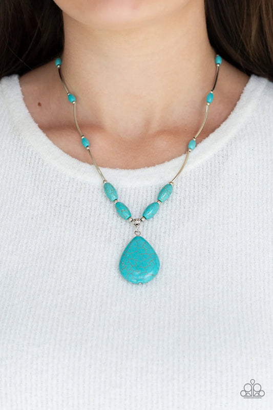 Paparazzi ♥ Explore The Elements - Blue ♥ Necklace