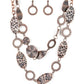 Paparazzi ♥ Trippin On Texture - Copper ♥ Necklace