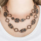 Paparazzi ♥ Trippin On Texture - Copper ♥ Necklace
