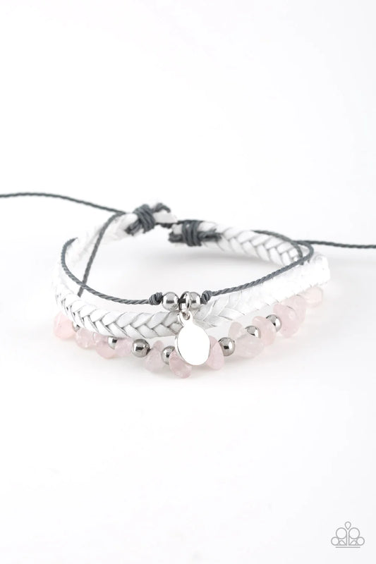Paparazzi ♥ A PEACE Of Work - Pink ♥ Bracelet