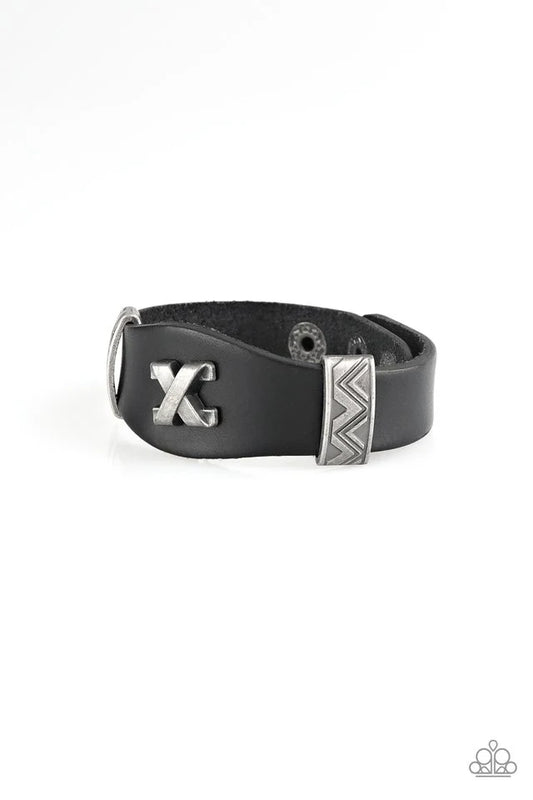 Paparazzi ♥ Tread Carefully - Black ♥ Bracelet