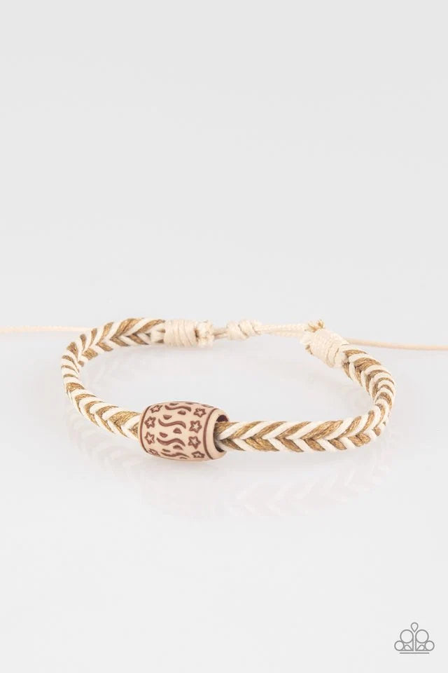 Paparazzi ♥ Wave Runner - Brown ♥ Bracelet