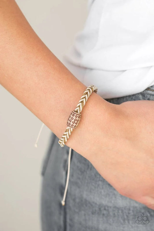Paparazzi ♥ Wave Runner - Brown ♥ Bracelet