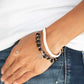 Paparazzi ♥ A PEACE Of Work - Black ♥ Bracelet