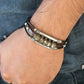 Paparazzi ♥ Urban Backpacker - Black ♥ Bracelet