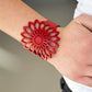 Paparazzi ♥ Wildly Wildflower - Red ♥ Bracelet