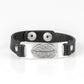 Paparazzi ♥ Take The LEAF - Black ♥ Bracelet