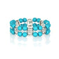 Paparazzi ♥ Daisy Debutante - Blue ♥ Bracelet