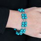 Paparazzi ♥ Daisy Debutante - Blue ♥ Bracelet