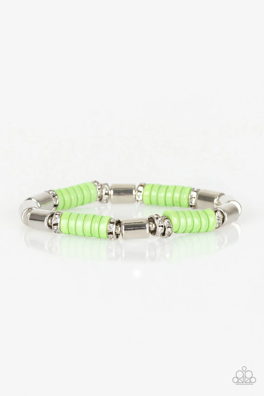 Paparazzi ♥ Whimsical Wanderer - Green ♥ Bracelet