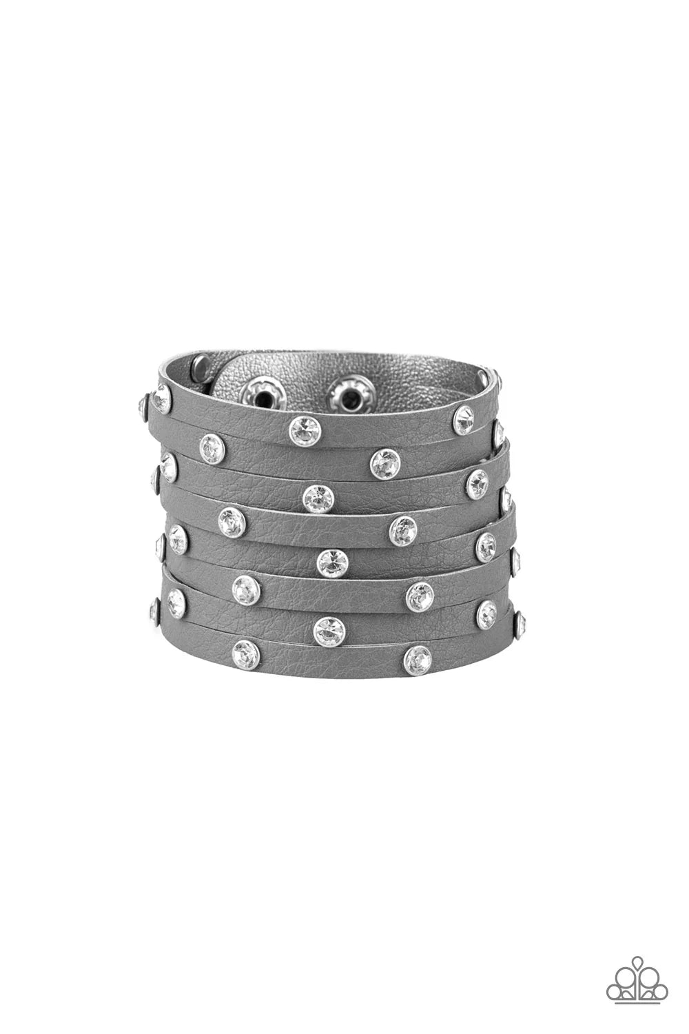 Paparazzi ♥ Sass Squad - Silver ♥ Bracelet