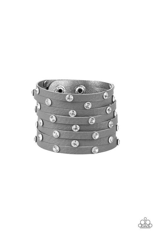 Paparazzi ♥ Sass Squad - Silver ♥ Bracelet