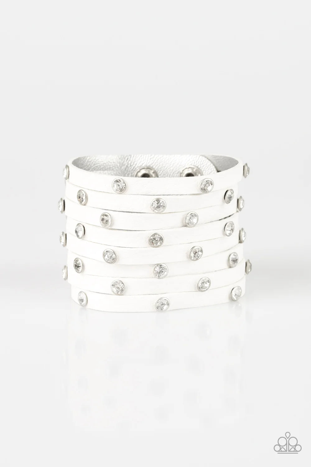 Paparazzi ♥ Sass Squad - White ♥ Bracelet
