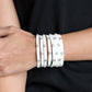 Paparazzi ♥ Sass Squad - White ♥ Bracelet