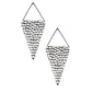 Paparazzi ♥ Have A Bite - Silver ♥ Post Earrings