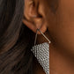 Paparazzi ♥ Have A Bite - Silver ♥ Post Earrings
