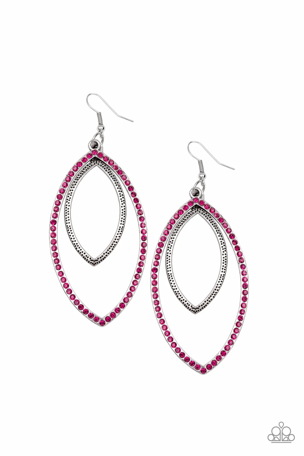 Paparazzi ♥ High Maintenance - Pink ♥ Earrings