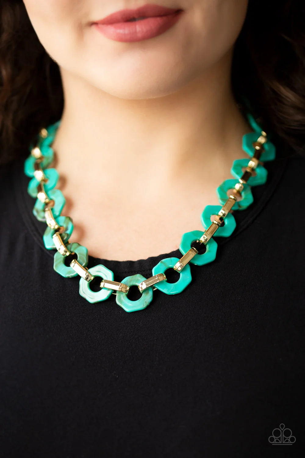 Paparazzi ♥ Fashionista Fever - Blue ♥ Necklace