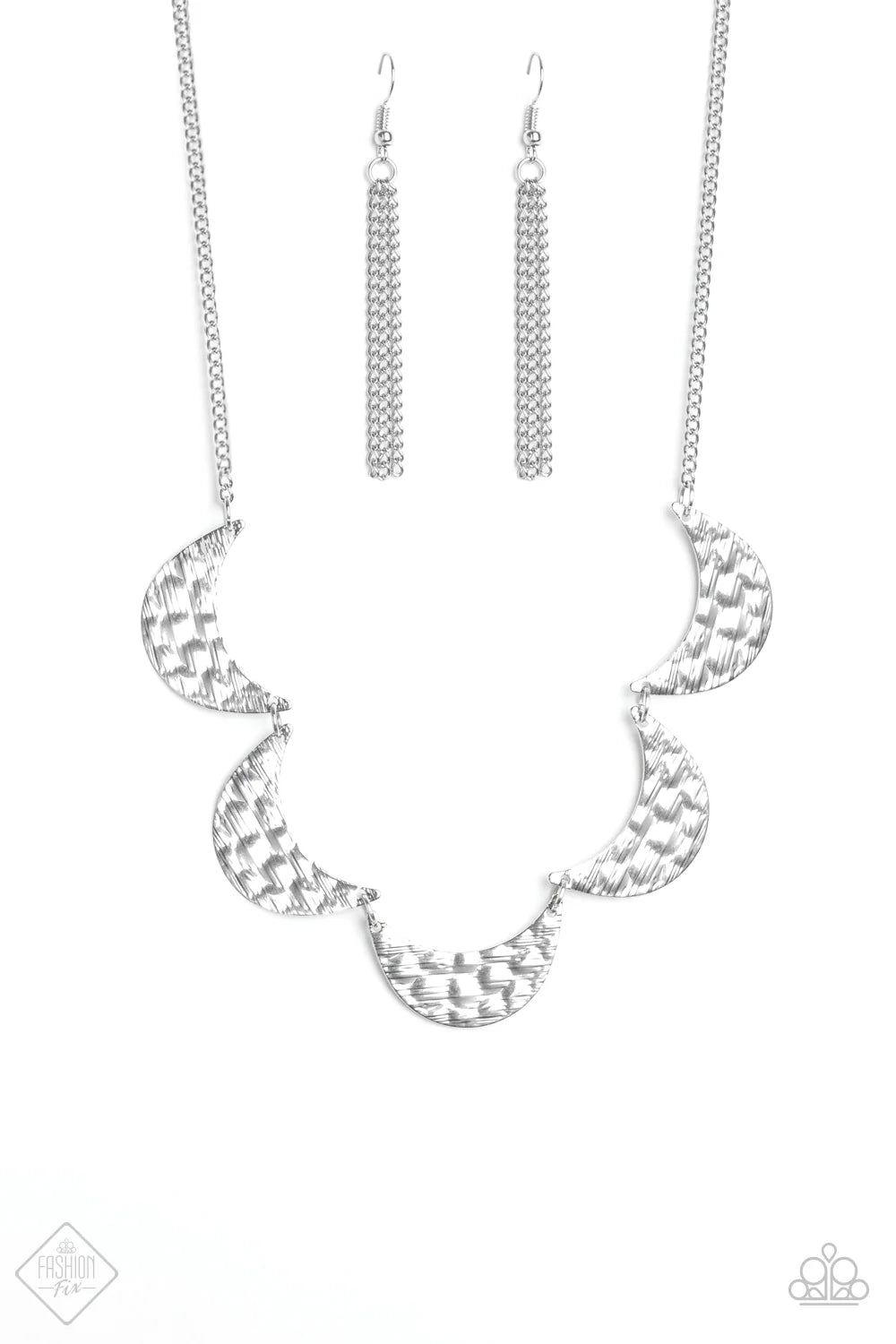Paparazzi ♥ Lunar Lights - Silver ♥ Necklace