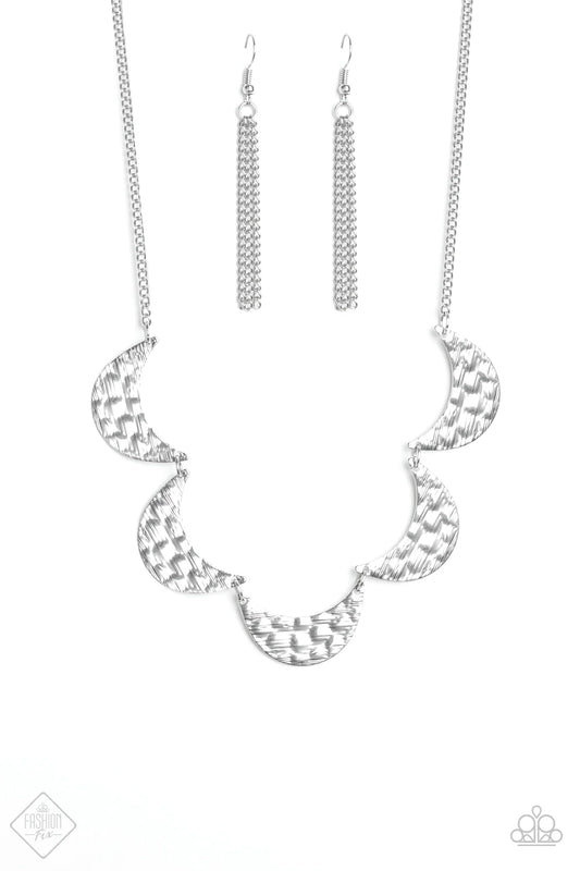 Paparazzi ♥ Lunar Lights - Silver ♥ Necklace
