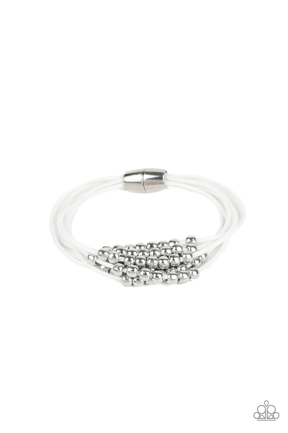 Paparazzi ♥ Mega Magnetic - White ♥ Bracelet