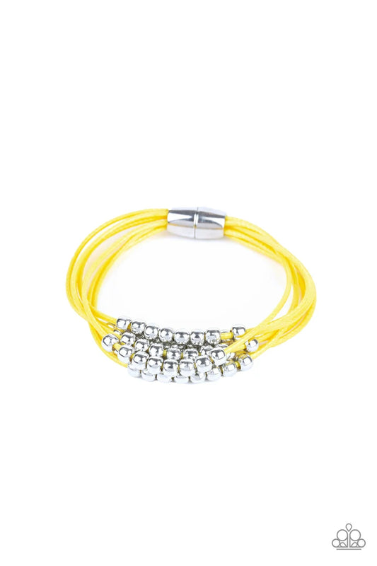 Paparazzi "Mega Magnetic" Yellow Bracelet