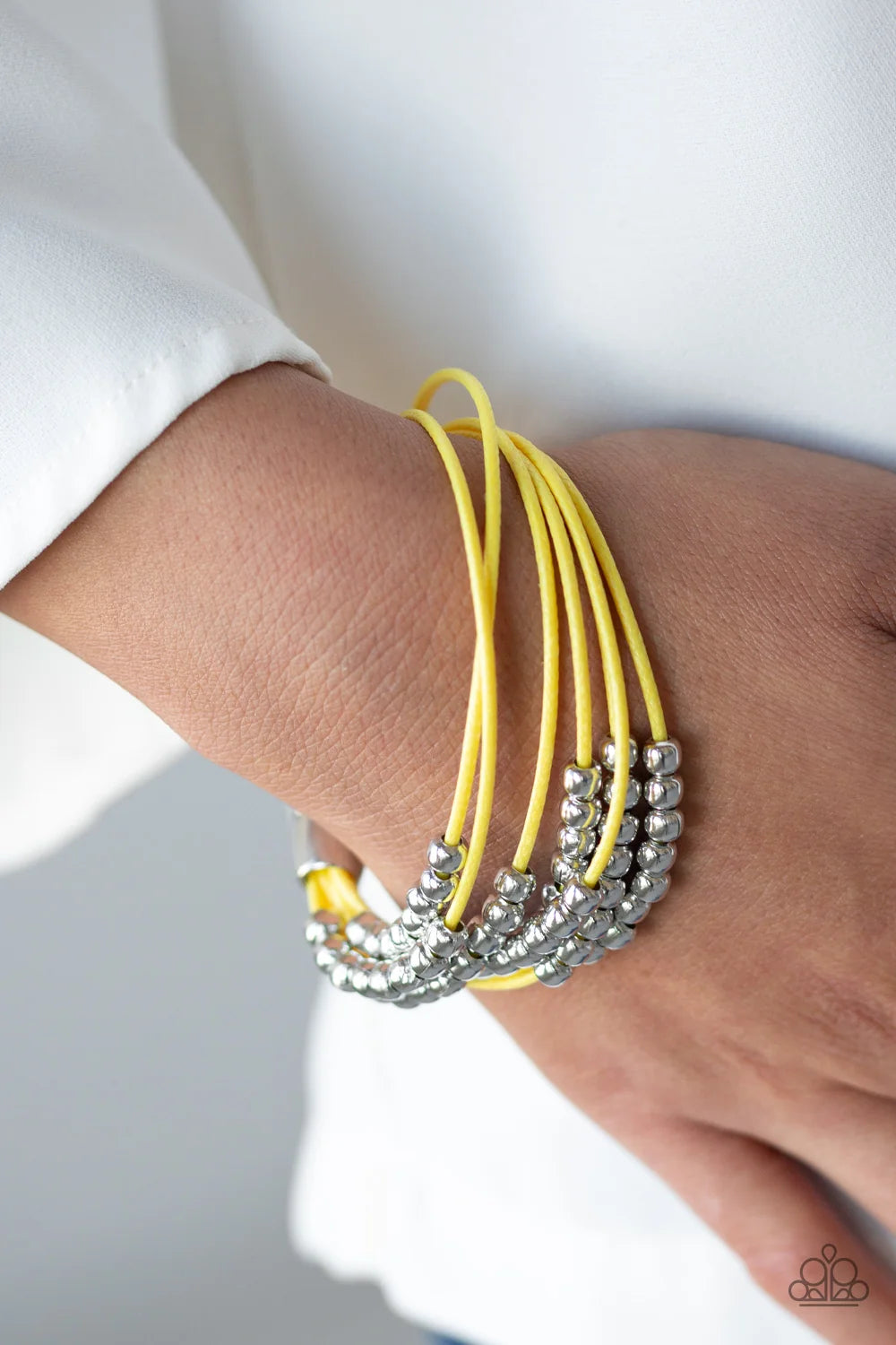 Paparazzi "Mega Magnetic" Yellow Bracelet