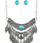 Paparazzi ♥ Island Queen - Blue ♥ Necklace
