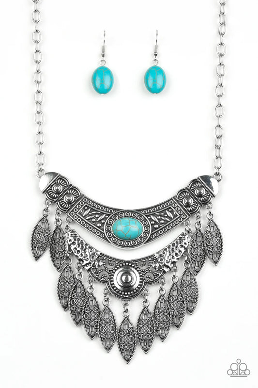 Paparazzi ♥ Island Queen - Blue ♥ Necklace