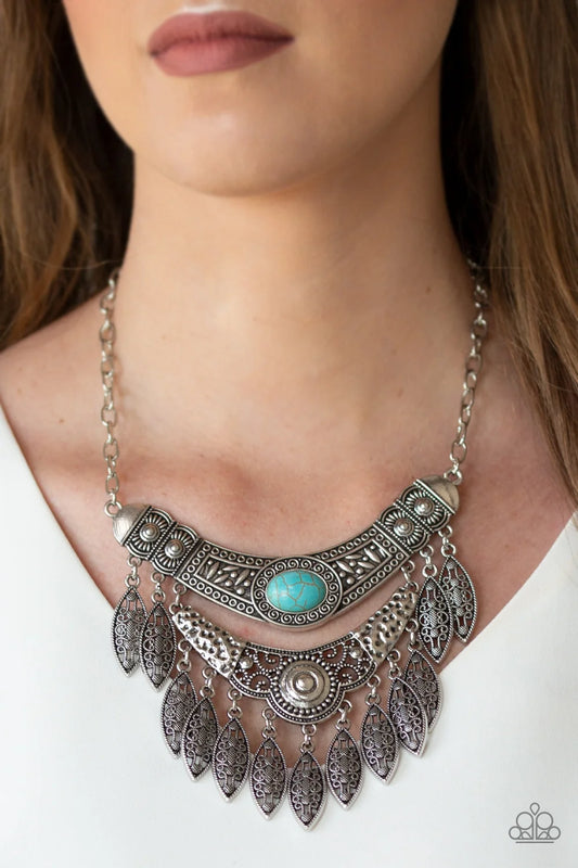Paparazzi ♥ Island Queen - Blue ♥ Necklace