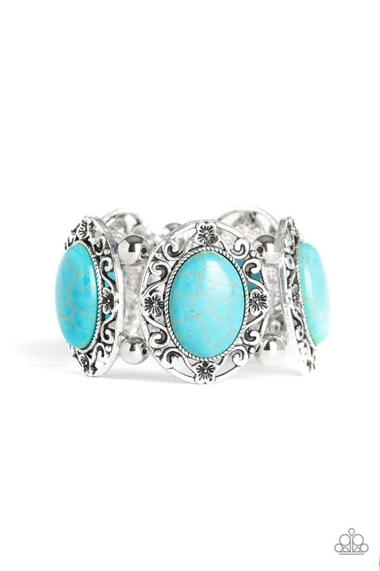 Paparazzi ♥ Rodeo Rancho - Blue ♥ Bracelet