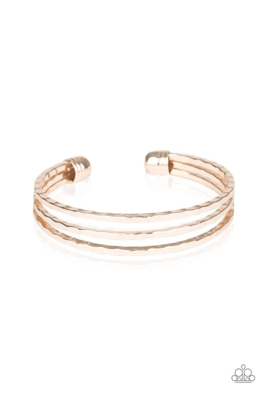 Paparazzi ♥ A Mean Gleam - Rose Gold ♥ Bracelet