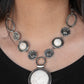 Paparazzi ♥ Sedona Drama - White ♥ Necklace
