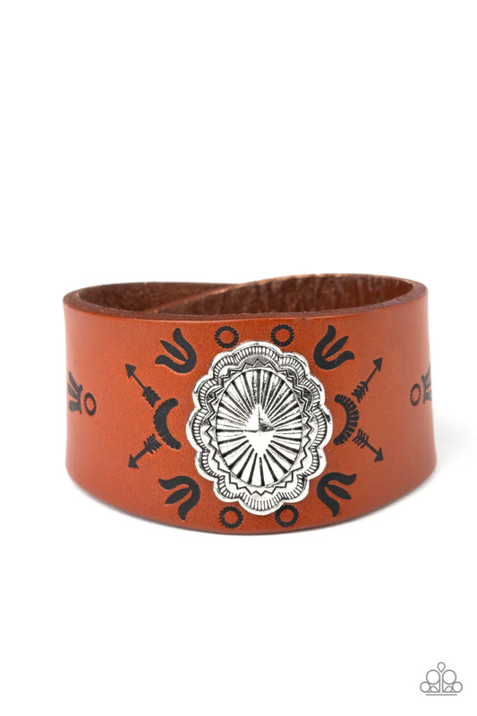 Paparazzi ♥ Desert Badlands - Brown ♥ Bracelet