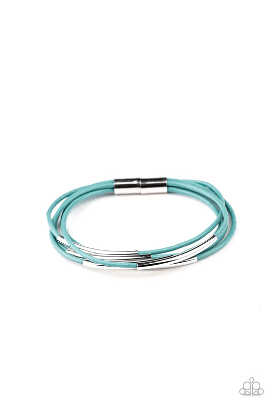 Paparazzi ♥ Power CORD - Blue ♥ Bracelet