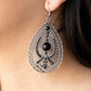 Paparazzi ♥ Just Dropping By - Black ♥ Earrings