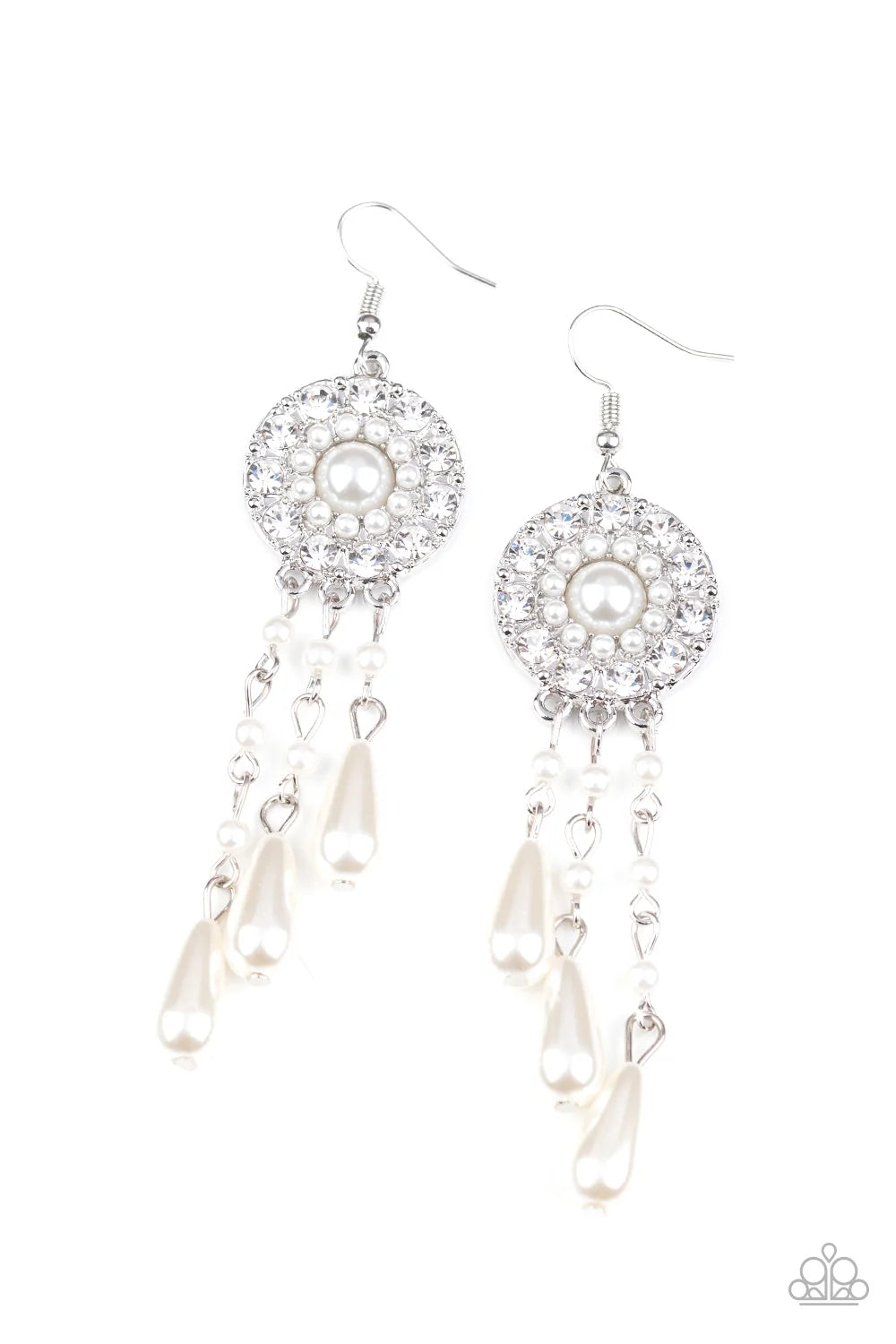 Paparazzi ♥ Dreams Can Come True - White ♥ Earrings