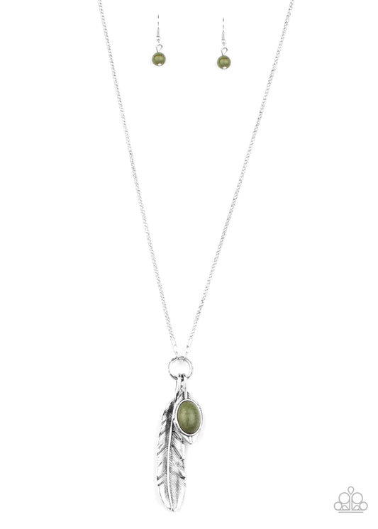 Paparazzi ♥ Sahara Quest - Green ♥ Necklace