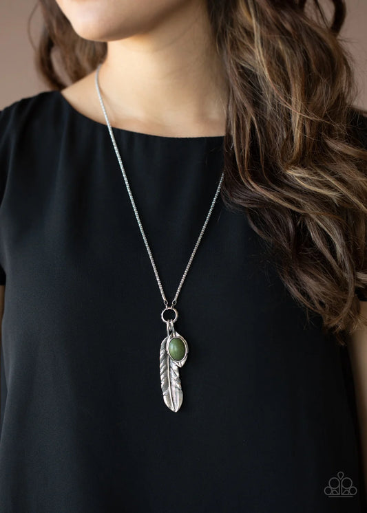 Paparazzi ♥ Sahara Quest - Green ♥ Necklace