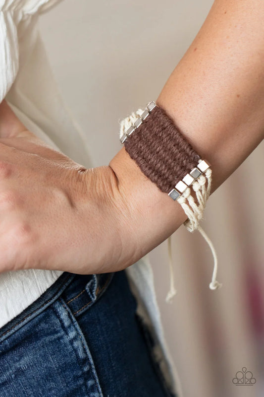 Paparazzi ♥ Beachology - Brown ♥ Bracelet
