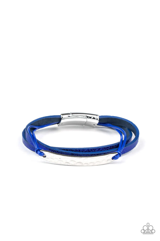 Paparazzi ♥ High-Strung Style - Blue ♥ Bracelet