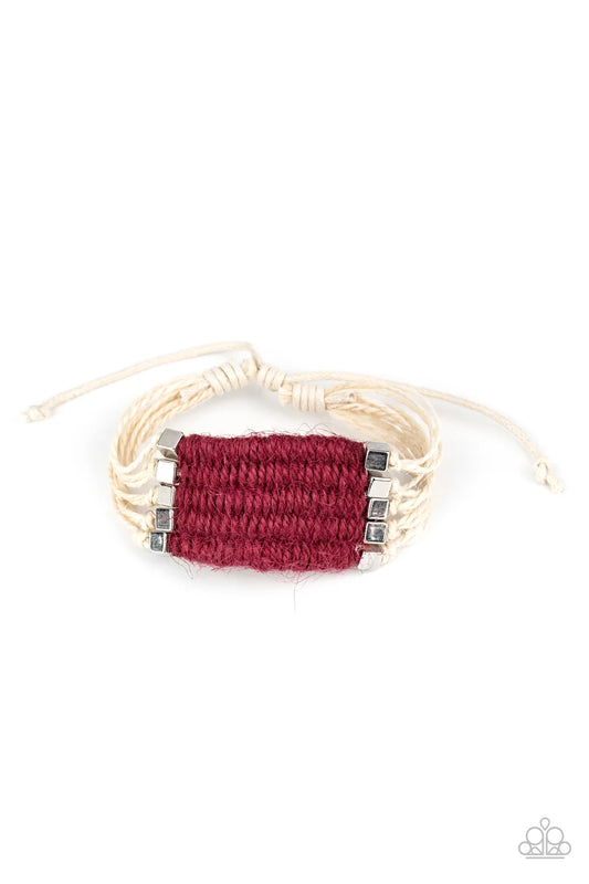 Paparazzi ♥ Beachology - Red ♥ Bracelet