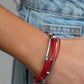 Paparazzi ♥ Magnetically Modern - Red ♥ Bracelet
