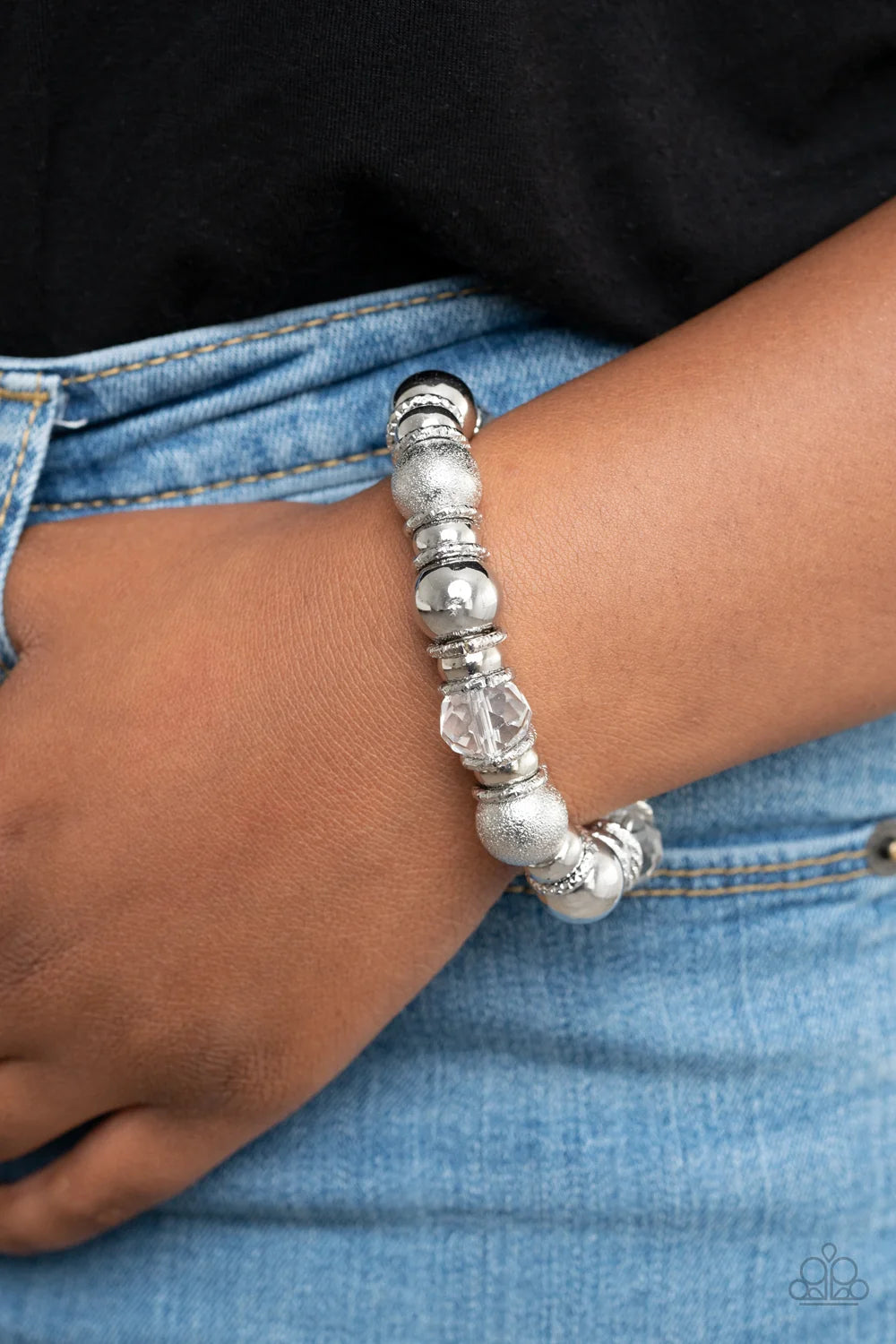 Paparazzi ♥ Take Your Best Shot - White ♥ Bracelet